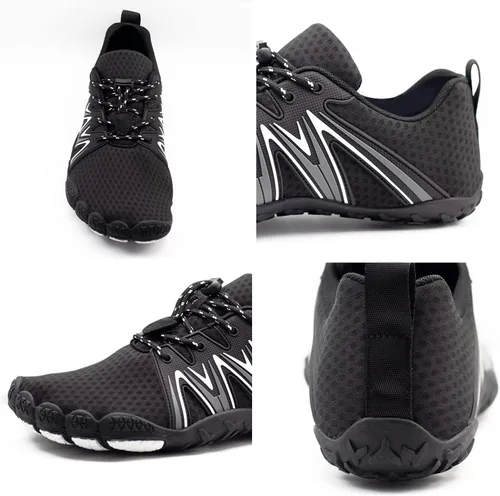 Vista 4 de Valennia Zapatos de agua para hombre y mujer, secado rápido, para natación, playa, senderismo, deportes, atléticos, acuáticos, para buceo, barco