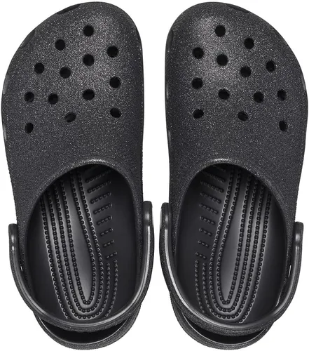 Vista 3 de Crocs Zuecos clásicos unisex con purpurina para adultos