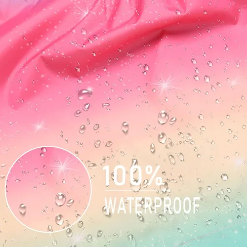 Vista 11 de Arshiner Chamarra impermeable con capucha para niña, para bebé y niño