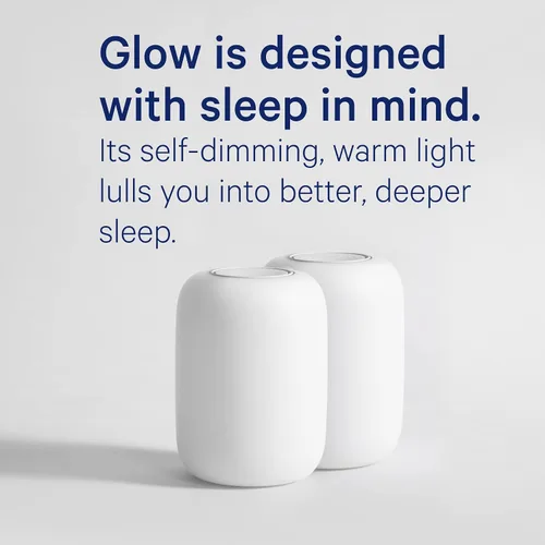 Vista 2 de Casper Sleep Glow Light, paquete doble, blanco