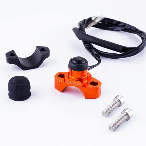 Vista 5 de CNC - Interruptor impermeable para motor de motocicleta ATV con botón de arranque, parada y apagado para motocicleta eléctrica, scooter, bicicleta
