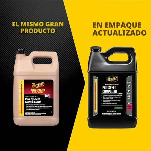 Vista 2 de Líquido de pulido Meguiar's M100 Mirror Glaze Pro Speed Compound El compuesto de frotamiento para automóviles elimina hasta 1.200 marcas de lijado