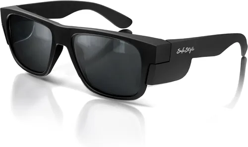 Vista 7 de SafeStyle Fusions - Lentes de seguridad con certificación ANSI Z87.1+, transparentes, tintados y polarizados