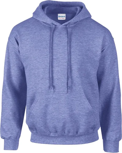 Vista 54 de Gildan - Sudadera con capucha para hombre, mezcla pesada, cordón de ajuste, Rosa de seguridad