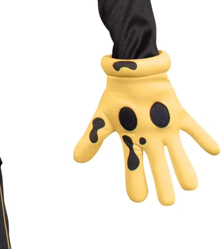 Vista 5 de Disfraz de Bendy para niños disfraz oficial de lujo de Bendy y The Dark Revival con máscara y corbatín