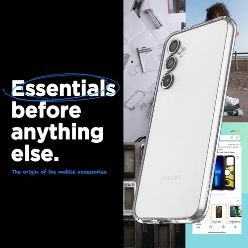 Vista 2 de Spigen Cristal líquido diseñado para Galaxy A54 5G Case (2023) - Cristal transparente