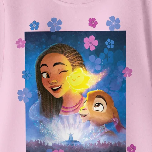 Vista 4 de QAQGood Magic Star Girls Princess Dress Costume Gown Movie Ruffles Sleeve Dress up Cartoon Shirt Causal Wear 3-10 Years
