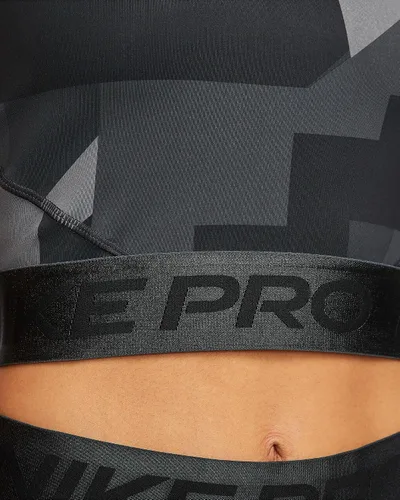 Vista 4 de Nike Pro Dri-FIT - Camiseta corta de entrenamiento para mujer