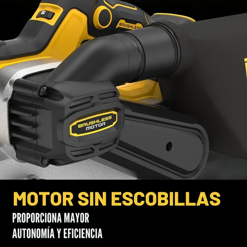 Vista 7 de DEWALT Lijadora de Cinta 20V MAX*, Inalámbrica, Sin Escobillas, Solo Herramienta (DCW220B)