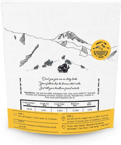 Vista 2 de Masticable de 2 oz tamaño de viaje natural Himalayan Goodness Dog Chew