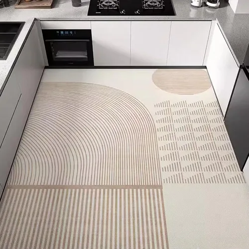 Vista 10 de Tapete de cocina, antideslizante, tapete de escritorio cómodo de pie, impermeable, antideslizante, alfombras de cocina absorbentes para cocina