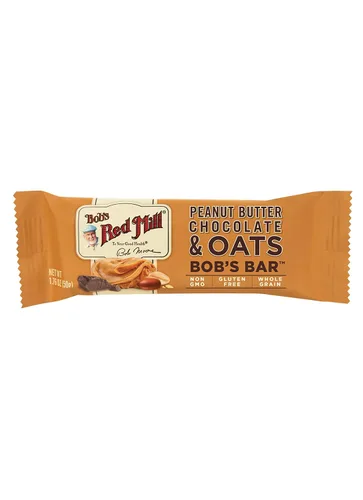 Vista 10 de Bob's Red Mill Paquete de 12 Barras de Mantequilla de Maní, Plátano y Avena, 12 barras (Paquete de 1) - Sin OGM, Sin Gluten, Kosher