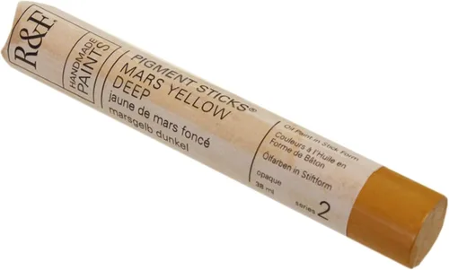 Vista 221 de R&F Handmade Paints - Pigmento profesional al óleo en barra, naranja lizarina, 6.4 fl oz