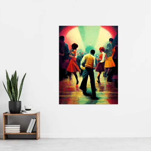 Vista 2 de Northern Soul Music Retro Sixties Extra Large XL Wall Art Poster Print