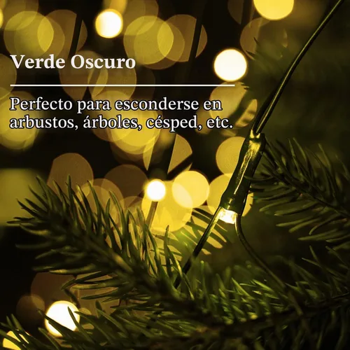 Vista 8 de JMEXSUSS 360 Luces LED de Red de Navidad para Exteriores Impermeables, Conectables de 12 pies x 5 pies, Luces de Red para Exteriores de Malla