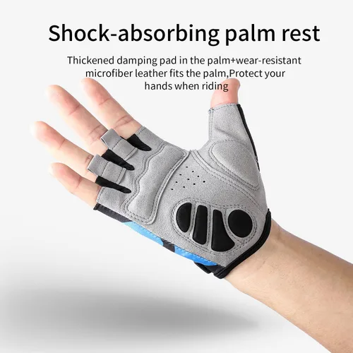 Vista 3 de Guantes de ciclismo sin dedos para hombres y mujeres guantes de bicicleta para hombres Accesorios de bicicleta de ciclismo, guantes para bicicleta