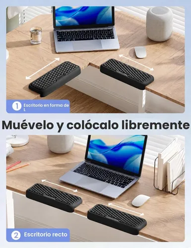 Vista 5 de Vaydeer 2 almohadillas para coderas, reposamuñecas en forma de L, cojín