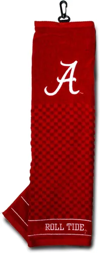 Vista 42 de Team Golf NCAA Texas A&M Aggies Toalla de golf bordada, diseño a cuadros y logotipo bordado