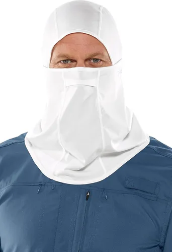 Vista 6 de Coolibar Máscara de pesca Abacos UPF 50+ para hombre y mujer, protección solar