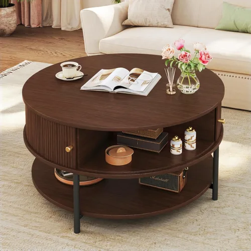 Vista 12 de HUAHUU Mesa de centro elevable de 40 pulgadas con almacenamiento, mesa de centro cuadrada 4 en 1 con compartimento oculto y estante abierto y 2