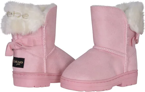 Vista 5 de bebe Botas de invierno para niñas, botas de piel sintética (bebéniño pequeñoniño grande), Negro