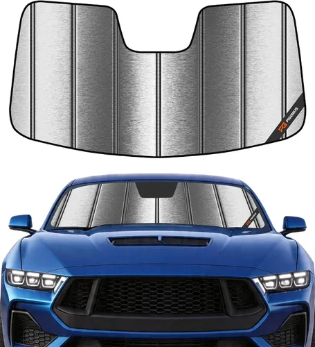 Vista 23 de Pigenius Parasol de parabrisas para Ford Mustang Coupe 2005-2009 - Salvaguarda