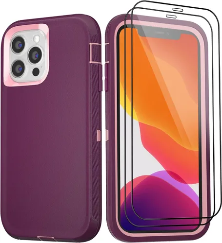 Vista 7 de Funda para iPhone 11 con Clip para Cinturón, Soporte y 2 Protectores de Pantalla, Protección Completa Resistente, Funda a Prueba de Golpes y Caídas