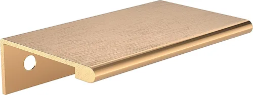 Vista 15 de Richelieu Hardware BP98982510 Lincoln Collection 1 pulgada (25 mm) de centro a centro Manija de tirador de borde de gabinete y cajón de aluminio