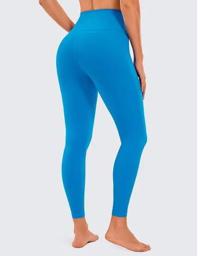 Vista 2 de CRZ YOGA Leggings deportivos para mujer de la colección Naked Feeling, para entrenamiento, entrepierna de 25pulgadas y largo de 78, de cintura alta