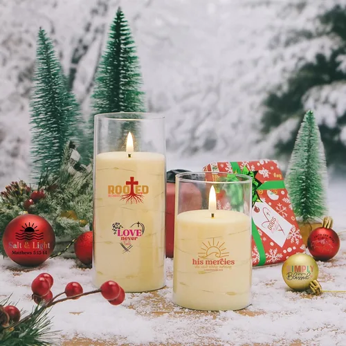 Vista 5 de Fainne 100 piezas de calcomanías navideñas con palabras para manualidades, calcomanías de vinilo navideñas inspiradoras, impermeables, calcomanías