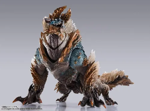 Vista 3 de TAMASHII NATIONS - Monster Hunter World Iceborne - Figura de acción Zinogre, Bandai Spirits S.H.MonsterArts