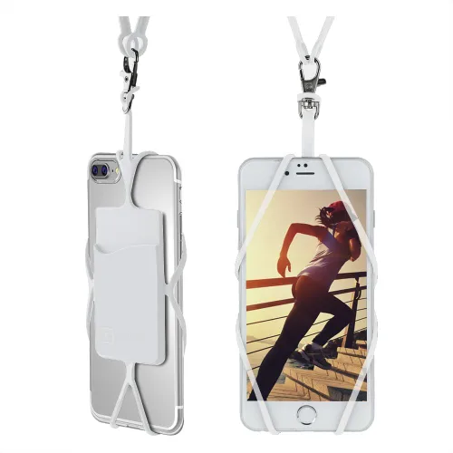 Vista 15 de Gear Beast - Correa universal para teléfono celular compatible con iPhone, Galaxy y la mayoría de teléfonos inteligentes, incluye soporte para Negro