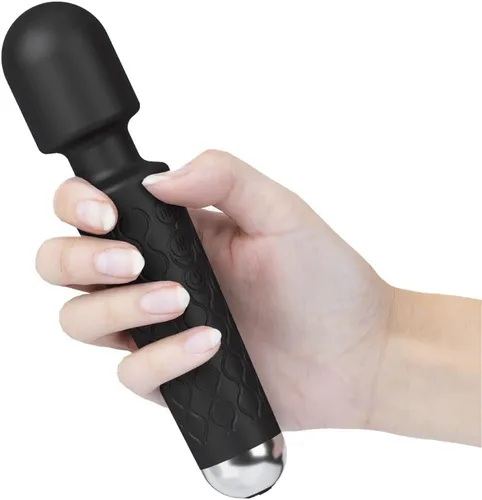 Vista 3 de Rame Body Wellness Wand Vibrador y masajeador – Juguetes sexuales y juegos para adultos, juguetes sexuales para hombres, tamaño mediano, silicona