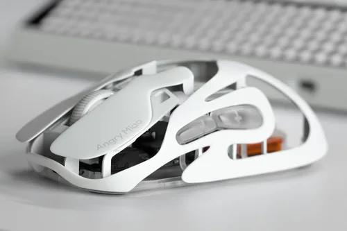 Vista 8 de Angry miao AM Infinity Mouse Dual 8K Polling 1.2s Batería intercambiable en caliente, inalámbrico programable para juegos, diseño ultraligero
