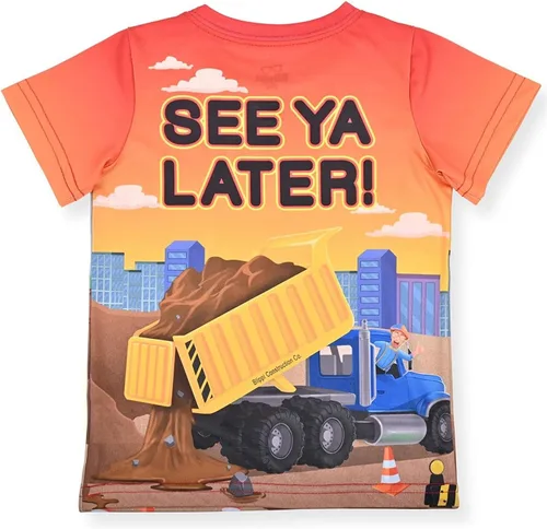 Vista 2 de Blippi Camiseta de manga corta para niños y niños pequeños