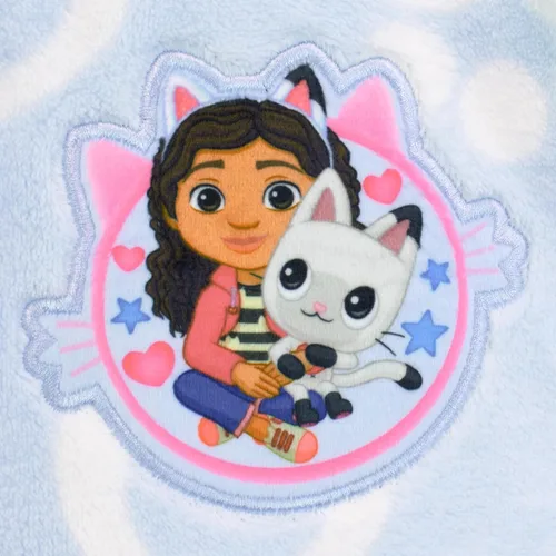 Vista 2 de DreamWorks Albornoz de forro polar para casa de muñecas de Gabby para niñas Azul
