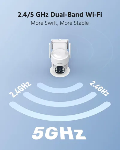 Vista 8 de ANNKE Cámaras de seguridad solar de 4MP inalámbricas para exteriores, sistema de cámara de seguridad para el hogar de 5MP con 4 cámaras, vista