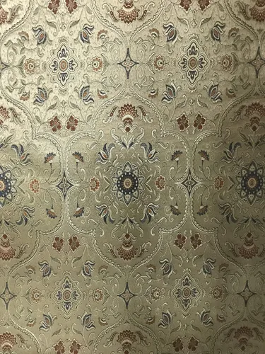 Vista 2 de Tela jacquard clásica de lujo con diseño ornamentado marroquí para tapicería, sofá, silla, comedor, tratamiento de ventanas, manualidades, 54