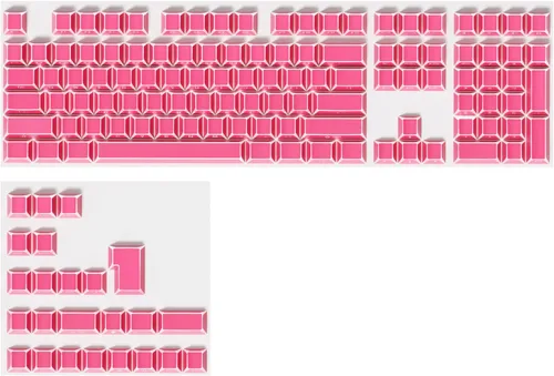 Vista 14 de Fogruaden Juego de teclas PBT, teclas personalizadas de perfil cereza para teclas de teclado mecánico (9009)