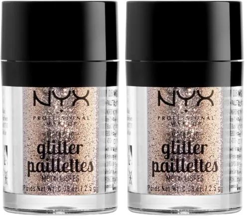 Vista 20 de NYX PROFESSIONAL MAKEUP Purpurina facial y corporal, azul