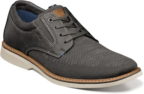 Vista 4 de Nunn Bush Otto Knit Plain Toe Oxford para hombre