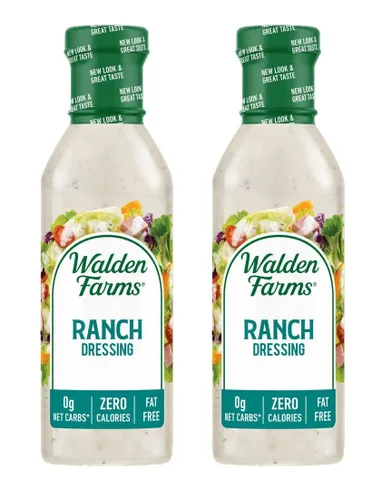 Vista 45 de Walden Farms Vinagreta balsámica de pera y blanca, sin calorías, sin gluten, baja en carbohidratos, apta para dieta cetogénica, vegana, sin azúcar