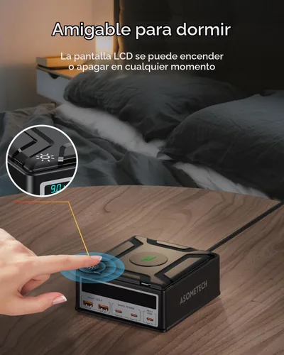 Vista 5 de Estación de carga de 260W 5Ports ,Concentrador de carga PD3.1