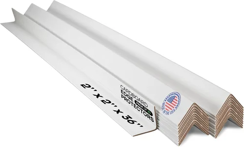 Vista 36 de IDL Packaging Protector de borde de cartón negro de 2 x 2 x 48 pulgadas (paquete de 20) – Protectores de esquinas para envío, almacenamiento