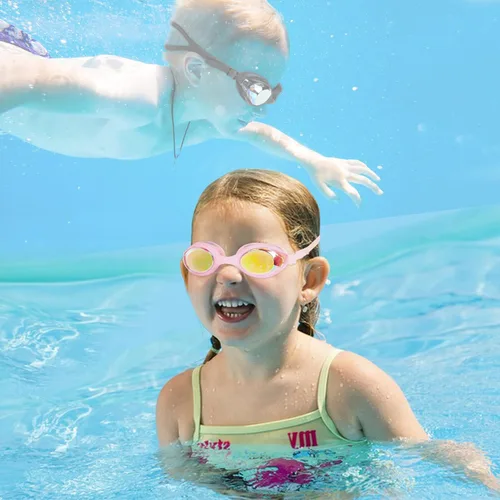 Vista 6 de EWPJDK Gafas de natación para niños, paquete de 2 gafas de natación antivaho sin fugas para niños de 3 a 15 años