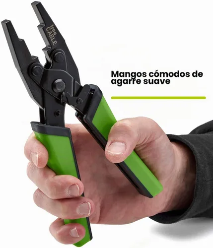 Vista 5 de trueCABLE Alicates de crimpado paralelo, conector Keystone sin herramientas y herramienta de cierre de enchufe de terminación de campo, trueCLOSE