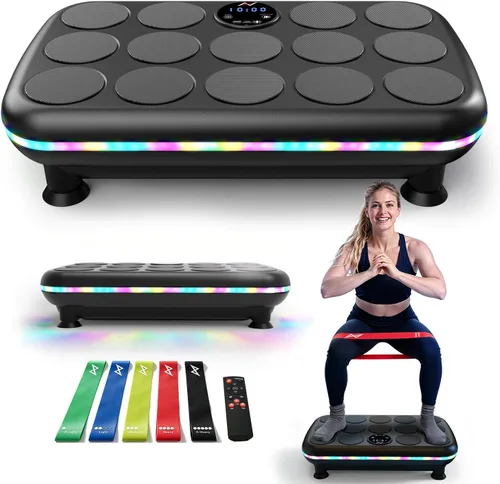 Vista 26 de AXV Vibration Plate Exercise Machine Fitness Platform Body Vibrating Board