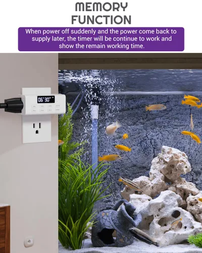 Vista 6 de NEARPOW - Temporizador de cuenta regresiva para interiores, temporizadores de apagado automático con pantalla grande, cuenta regresiva