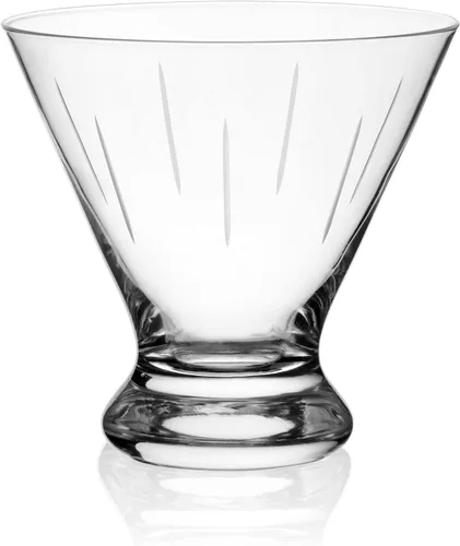 Vista 7 de Mikasa Cheers - Juego de 4 vasos de Martini sin tallo de cristal sin plomo