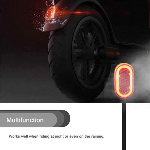 Vista 3 de FEC tech GLDYTIMES - Lámpara de freno trasera de repuesto para Xiaomi m365 Scooter eléctrico plegable E-Scooter piezas de repuesto